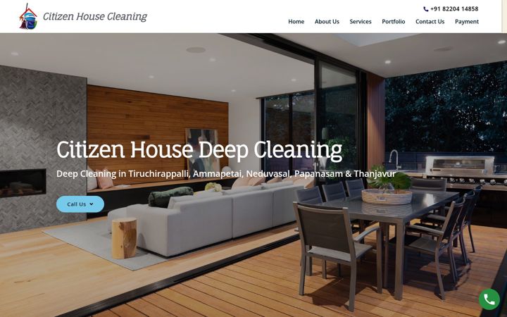 Screenshot di citizenhousecleaning.in