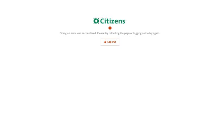Screenshot of citizensbankonline.com
