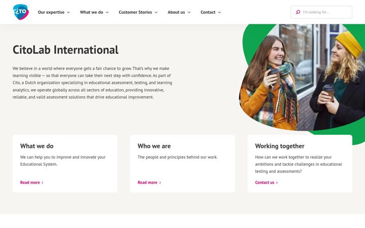 Screenshot of cito.com