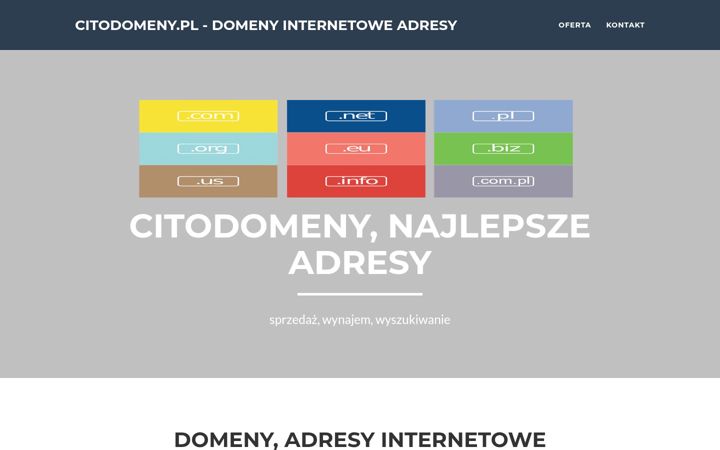 Screenshot of citodomeny.pl