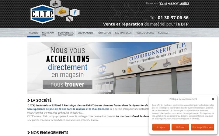 Screenshot of citp.fr