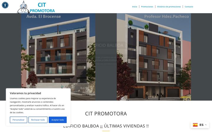 Screenshot of citpromotora.com