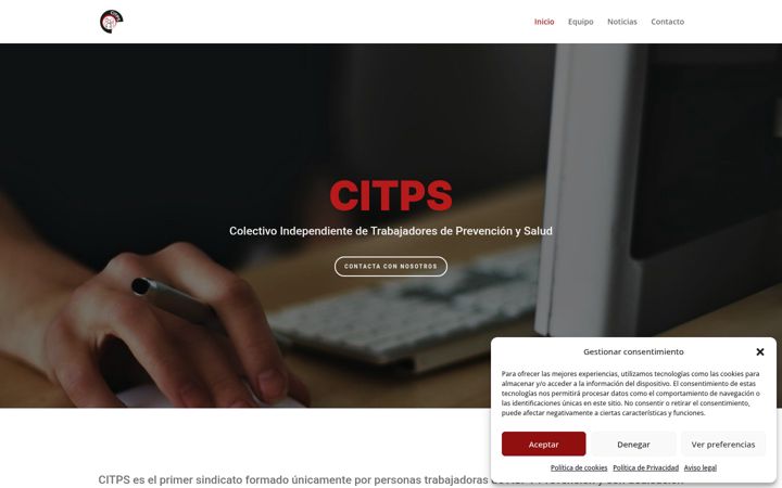 Ekrano kopija citps.es