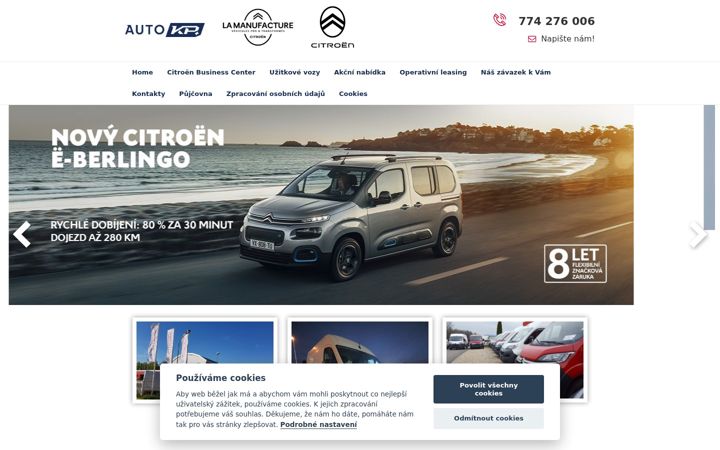 Skjámynd af citroen-business-center.cz