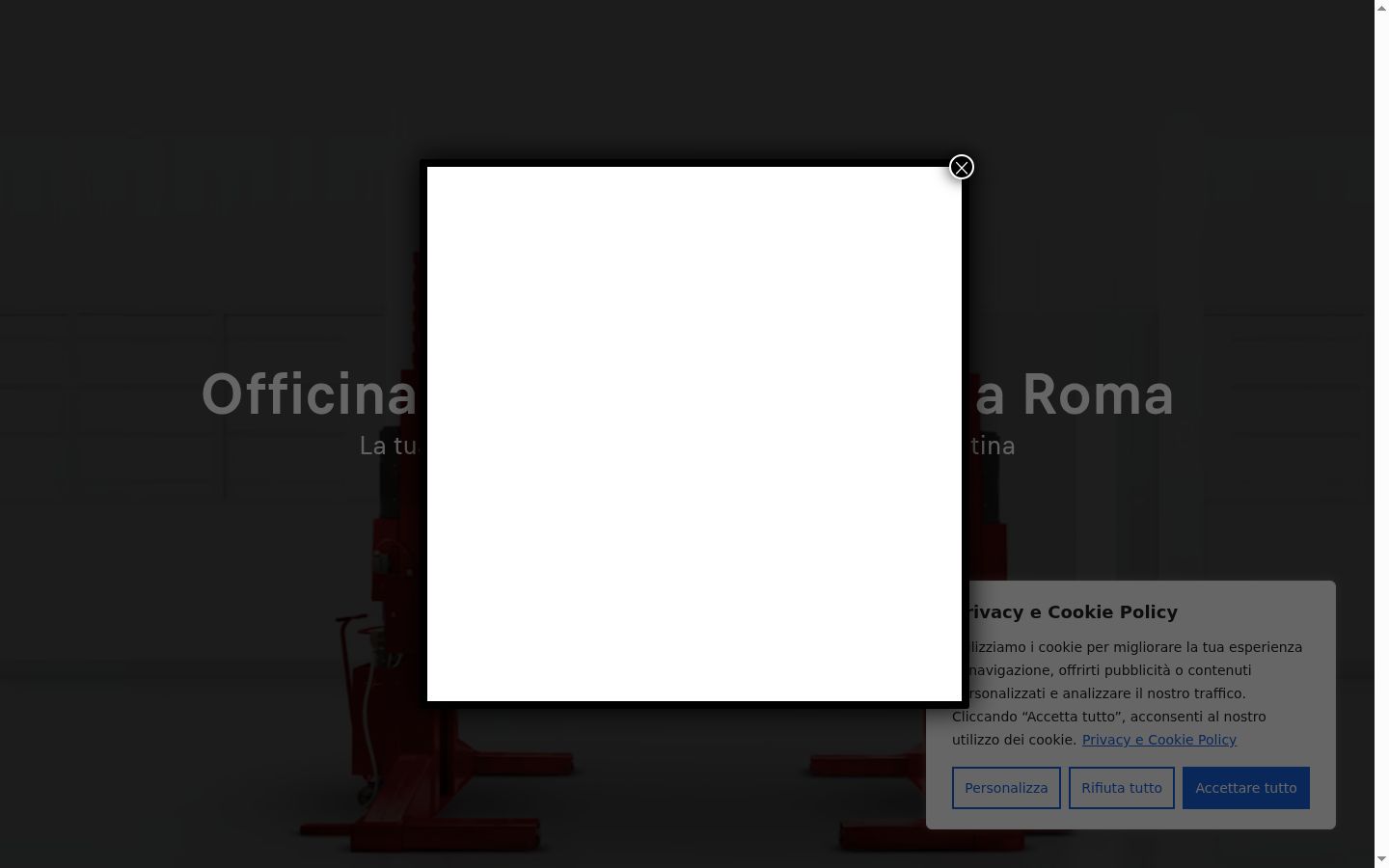 Screenshot des Einwilligungsbanners vor jeglicher Interaktion