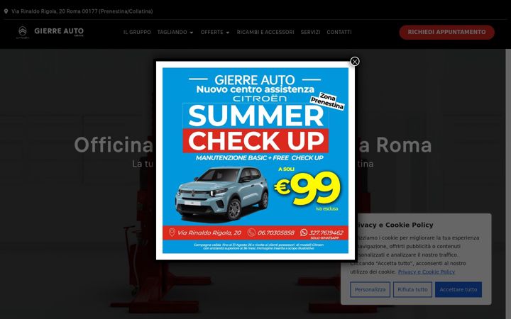 Screenshot ta' citroen.roma.it