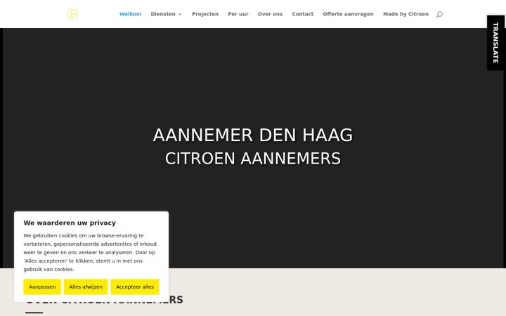 Екранна снимка на citroenaannemers.nl