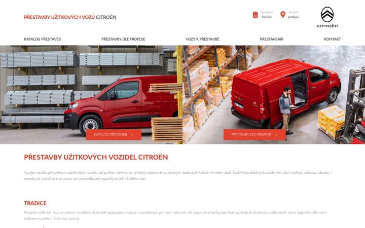 Screenshot of citroenprestavby.cz