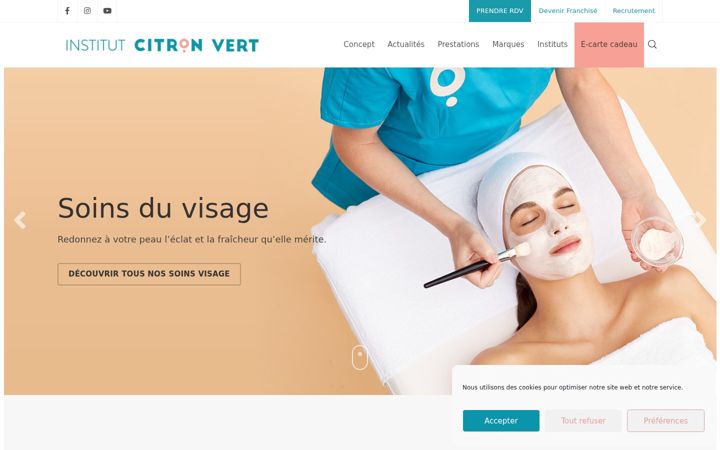 Zrzut ekranu citron-vert.fr