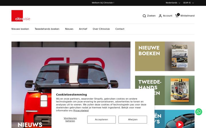 Екранна снимка на citrovisie.nl