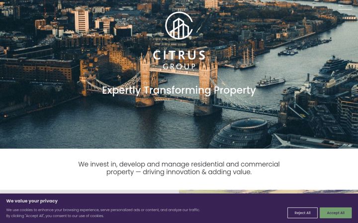 Zrzut ekranu citrus-group.co.uk