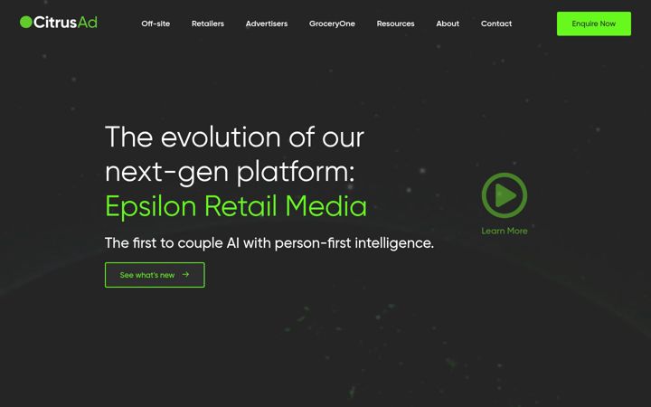 Screenshot of citrusad.com
