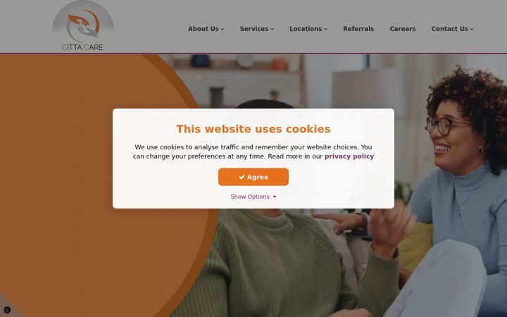 Screenshot of cittacare.co.uk