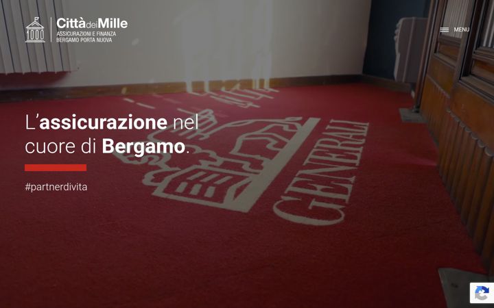 Screenshot of cittadeimilleassicurazioni.it
