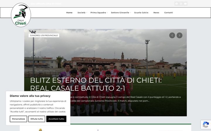 Screenshot of cittadichieti.it