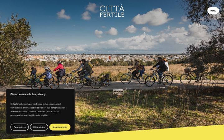 Screenshot of cittafertile.it