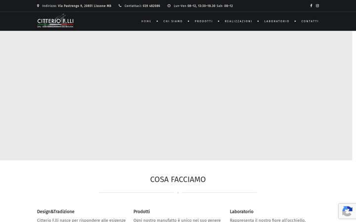 Screenshot of citteriofratelliarredamenti.it