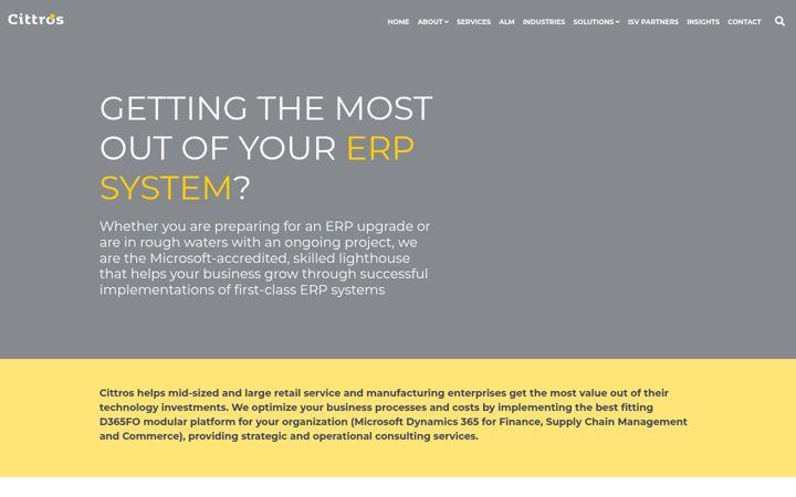 Screenshot of cittros.com