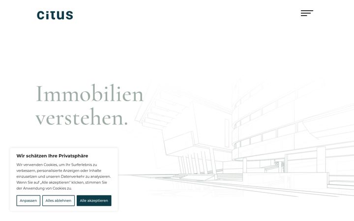 Screenshot of citus.gmbh