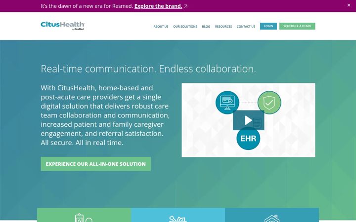 Screenshot of citushealth.com