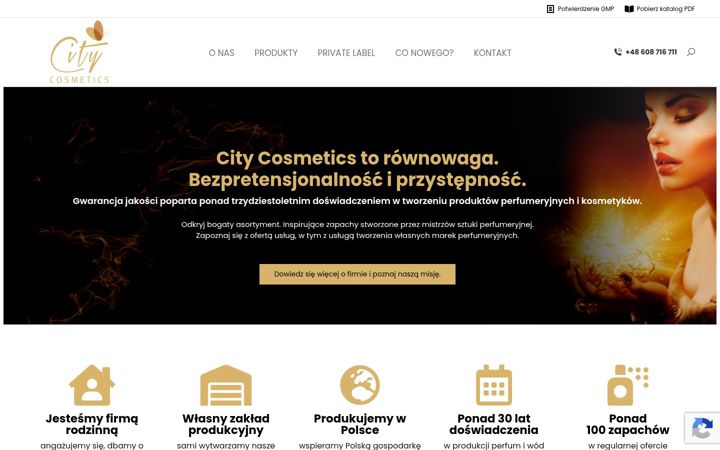 Ekraanipilt saidist city-cosmetics.pl