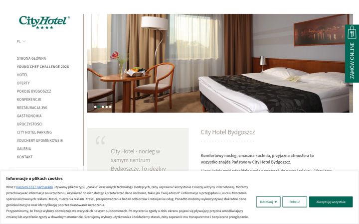 Ekraanipilt saidist city-hotel.pl