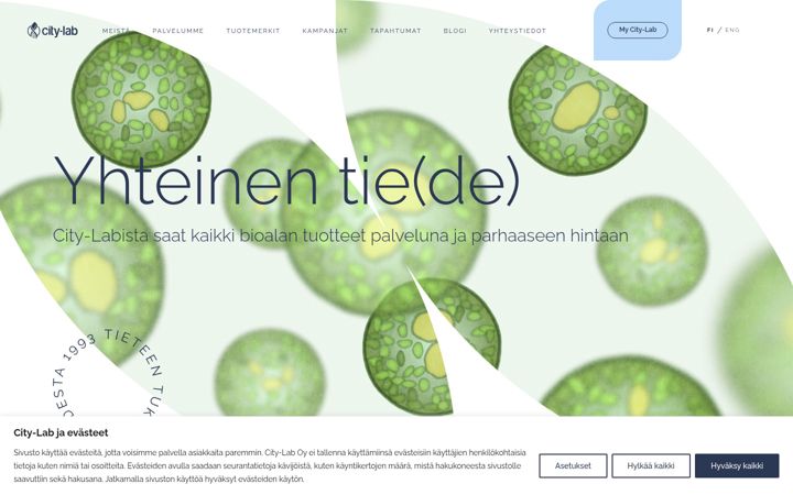 Screenshot di city-lab.fi