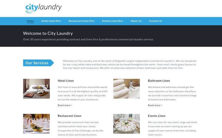 Zrzut ekranu city-laundry.co.uk