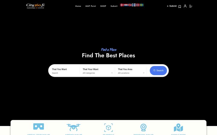 Screenshot di city360.fi