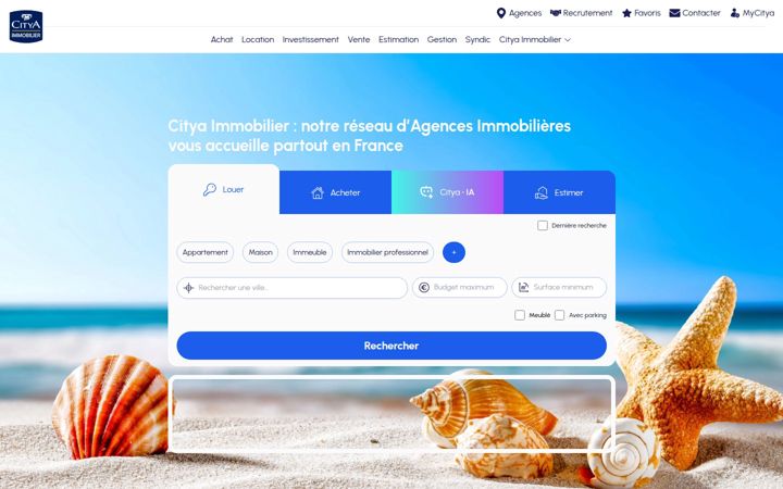 Екранна снимка на citya.com