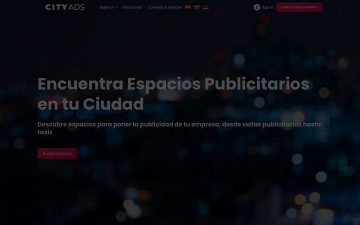 Zrzut ekranu cityads.es