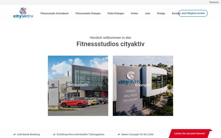 Screenshot stránky cityaktiv.com