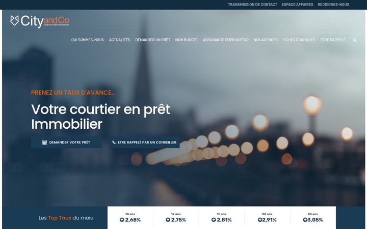 Screenshot of cityandco.fr