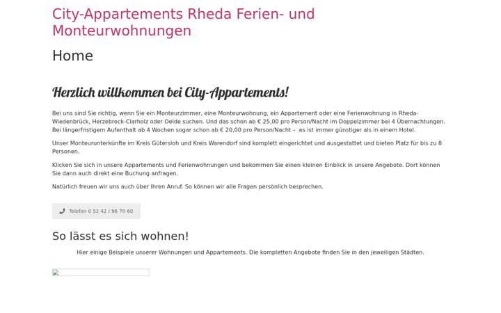 Snímek obrazovky cityapp-rheda.de