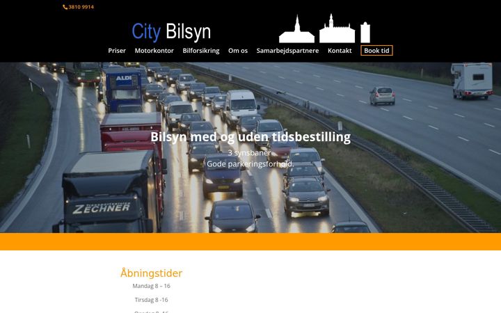 Screenshot di citybilsyn.dk