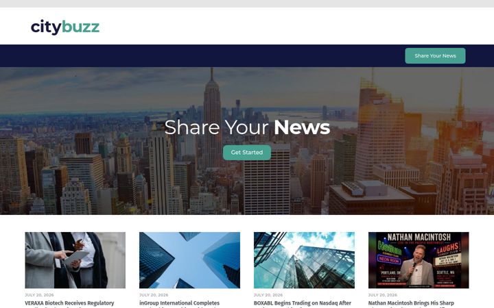 Screenshot of citybizlist.com