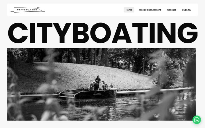 Screenshot of cityboating.nl