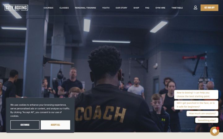 Screenshot of cityboxingcamp.co.uk