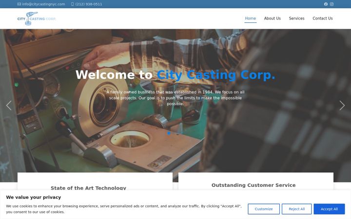 Screenshot of citycastingnyc.com