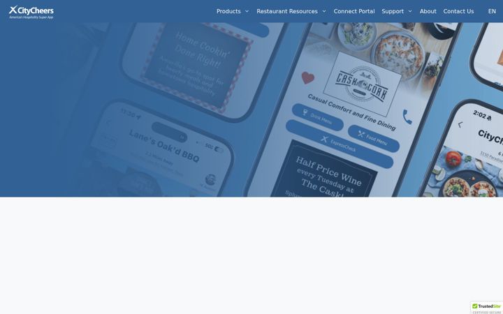 Screenshot of citycheers.com