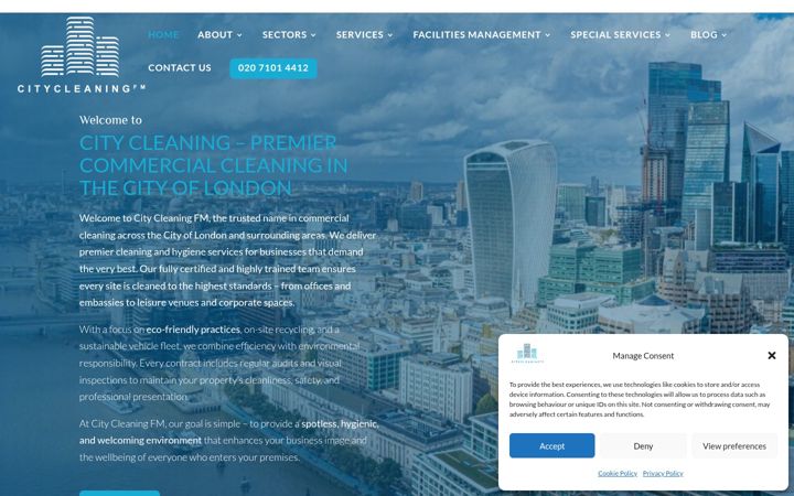 Screenshot of citycleaningfm.com