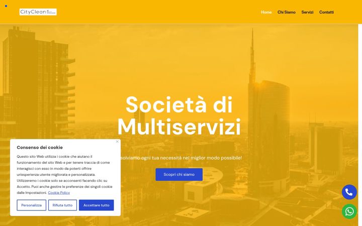 Screenshot of citycleansrl.it