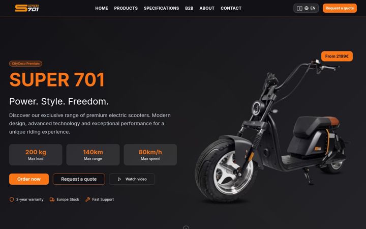 Screenshot of citycoco701.com