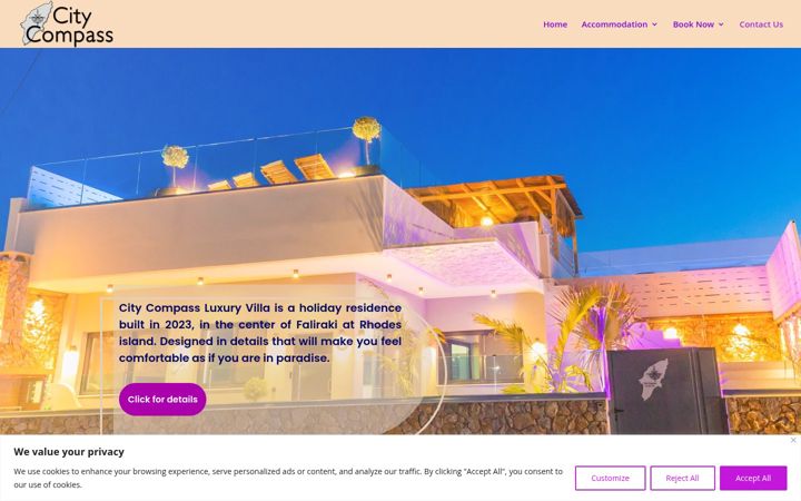 Screenshot of citycompassrhodes.com