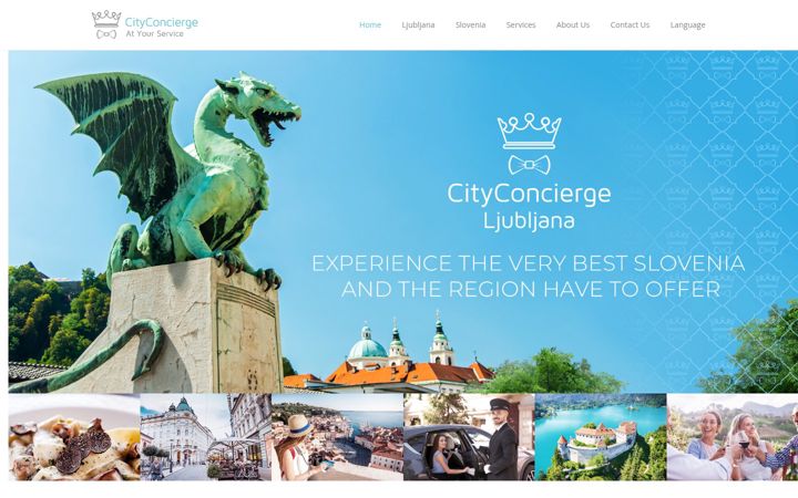 Screenshot von cityconcierge.si