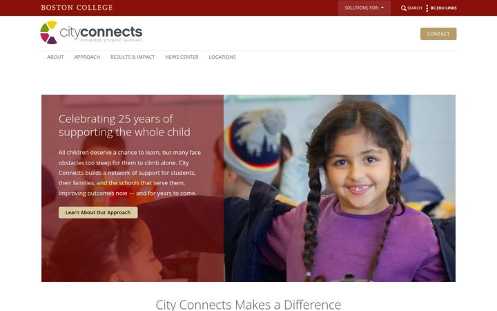 Kuvakaappaus sivustosta cityconnects.org