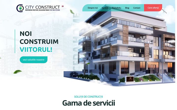 Zrzut ekranu cityconstruct.ro