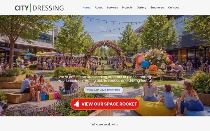 Screenshot of citydressing.co.uk
