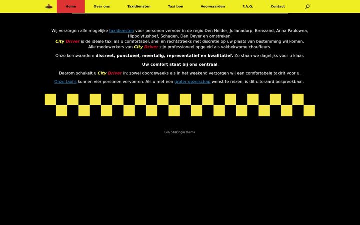 Screenshot of citydriver.nl