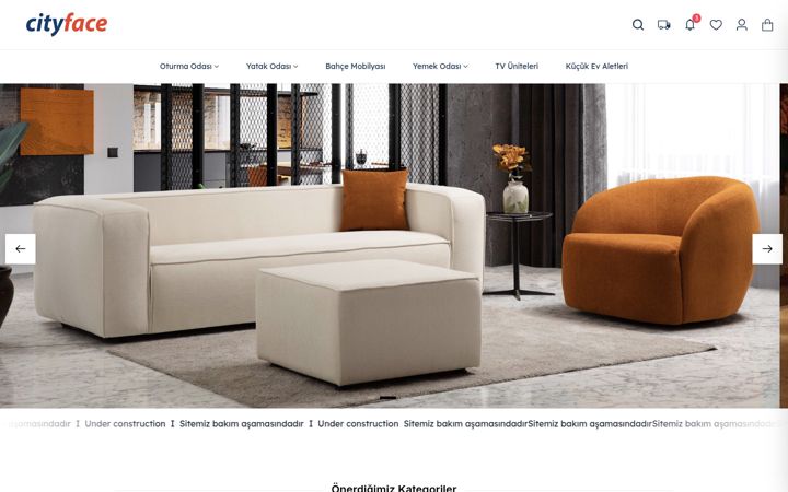 Ekrānuzņēmums no cityface.com.tr